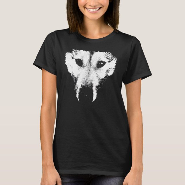 Husky T-Shirt Women's Husky Varg Organic T-shirt (Framsida)