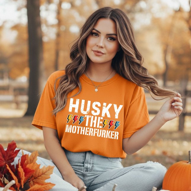 Husky The Motherfurker, Funny Husky Design T-shirt (Skapare uppladdad)