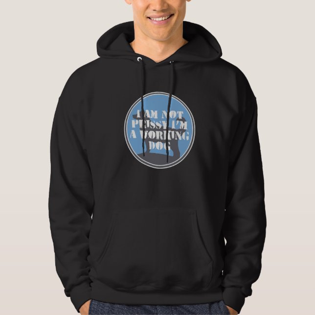Husky the Working Hund Hoodie (Framsida)