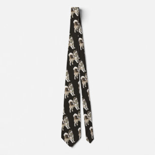 Husky Tie för hundDigital teckning Slips