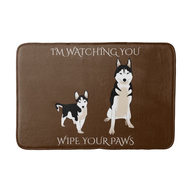 Husky Torpe din Tassar Bath Mat Badrumsmatta (Framsidan)