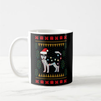 Husky-Ugly-Sweater Ljus Kaffemugg