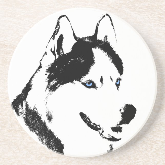 Husky Underlägg Husky Malamute Sled Hund Underlägg (Framsidan)