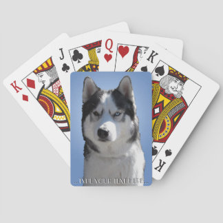 Husky-uppspelningskort Anpassa Sled Hund-kort Kortlek