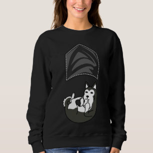 Husky Upside Down Pocket T Shirt