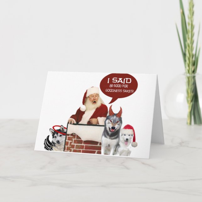 Husky vad dig inte förstår om bra helgkort (Framsida)