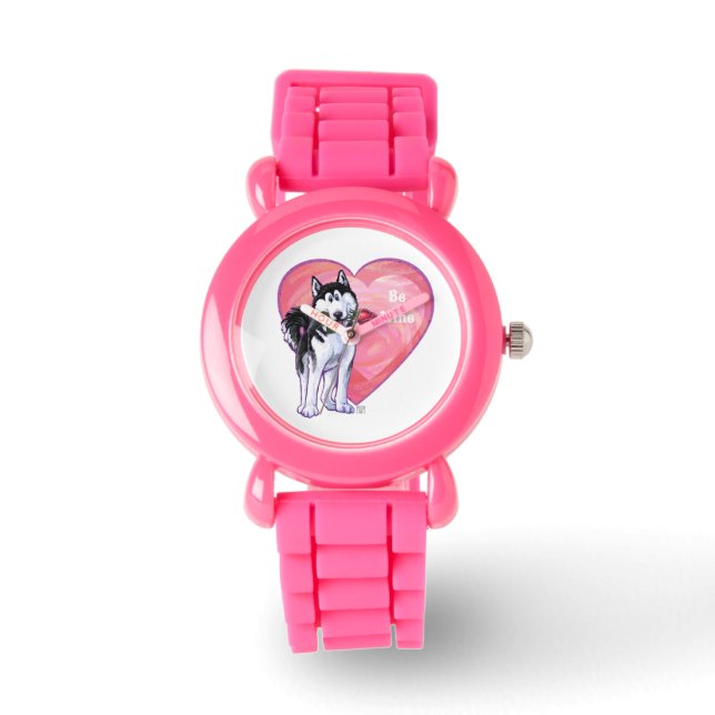 Husky Valentindagen Armbandsur (Framsida)