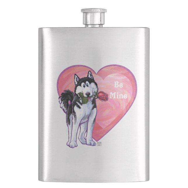 Husky Valentindagen Fickplunta (Framsidan)