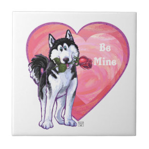 Husky Valentindagen Kakelplatta