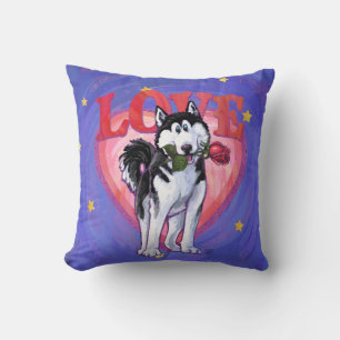 Husky Valentindagen Kudde
