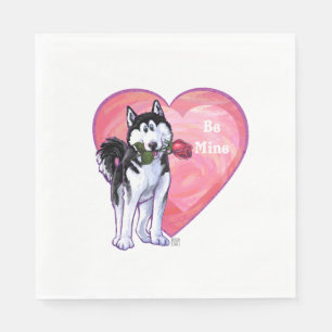 Husky Valentindagen Pappersservett