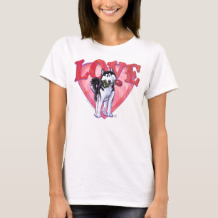 Husky Valentindagen T Shirt