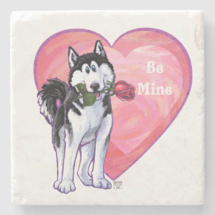 Husky Valentindagen Underlägg Sten