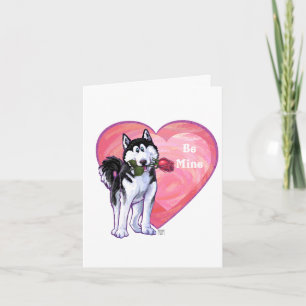 Husky Valentines dag Helgkort