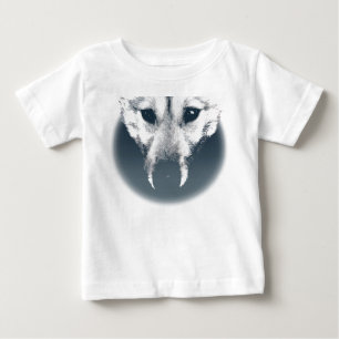 Husky Valp Baby Tootoo Husky Varg Baby Dress Tee Shirt