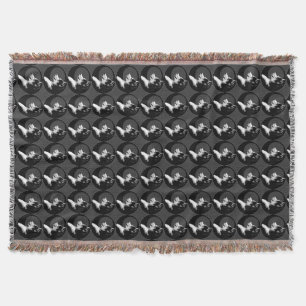 Husky Valp Blanket Siberian husky Hund Throw Blank Filt