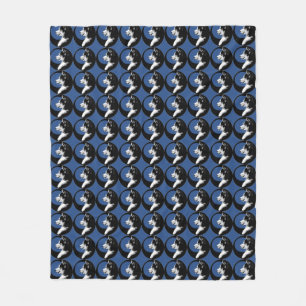 Husky Valp Blanket Siberian husky Sled Hund Blanke Fleecefilt
