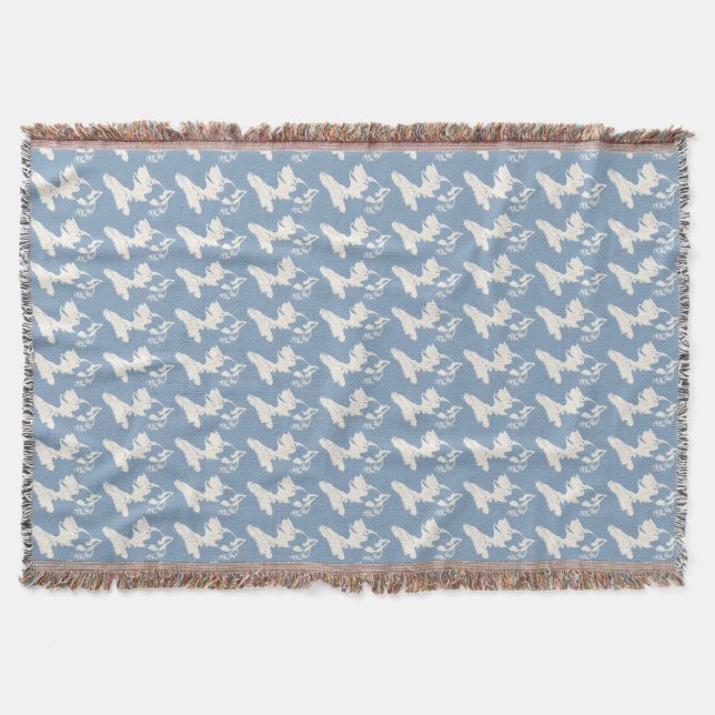 Husky Valp Blanket Siberian husky Valp Throw Blank Filt (Framsidan)