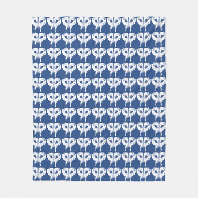 Husky Valp Blanket Siberian husky Varg Hund Blanke Fleecefilt (Framsidan)