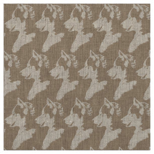 Husky Valp Fabric Siberian husky Fabric Hund Mönst Tyg