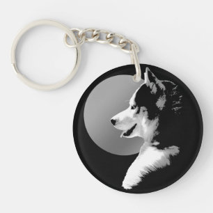 Husky Valp Keychain Husky Malamute Keychain Anpass