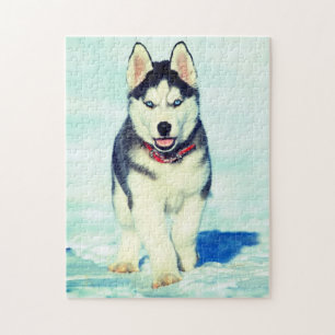 Husky valppussel pussel