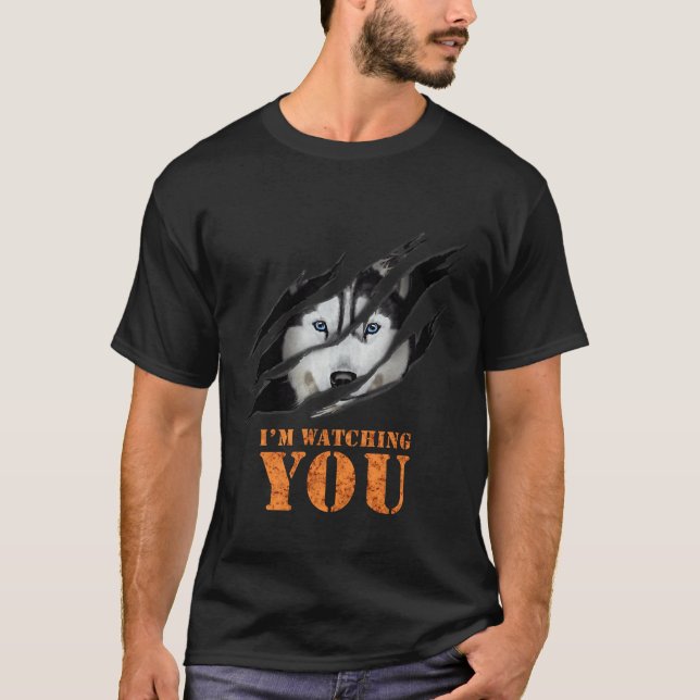 Husky Varg Quote T Shirt (Framsida)