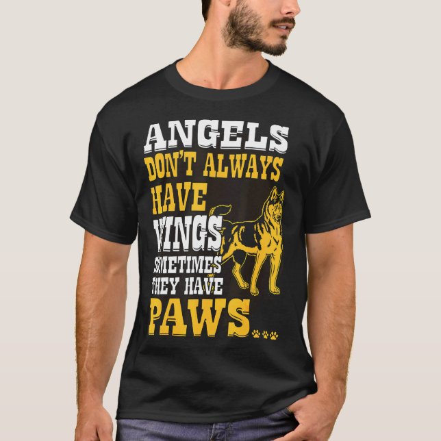 Husky Vingar de har Tass T Shirt (Framsida)
