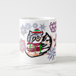 Husky vinter jumbo mugg