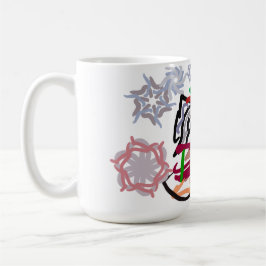 Husky vinter kaffemugg