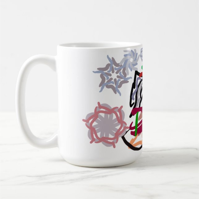 Husky vinter  kaffemugg (Vänster)