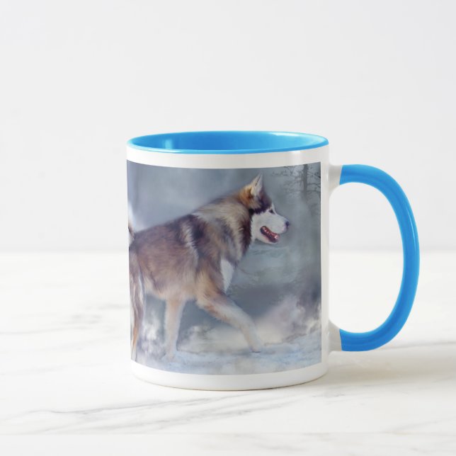 Husky - vinterandemugg mugg (Höger)