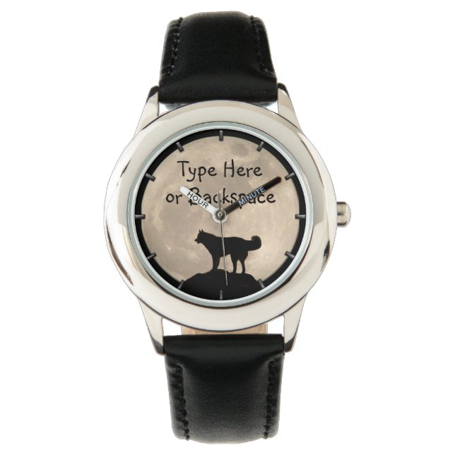 Husky Watch Personalize Siberian husky Wrist Watch Armbandsur (Framsida)