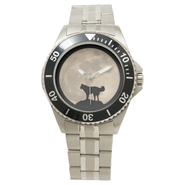 Husky Watch Siberian husky / Malamute Wrist Watch Armbandsur (Framsida)