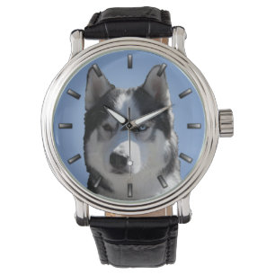Husky Watch Siberian husky Malamute Wrist Watch Armbandsur