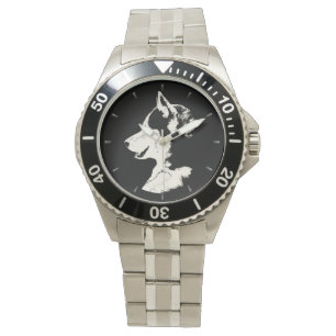 Husky Watch Siberian husky Malamute Wrist Watch Armbandsur
