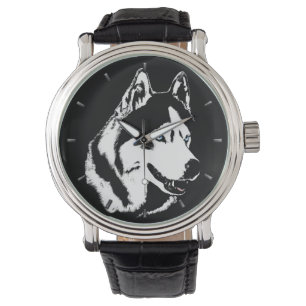 Husky Watch Siberian husky Malamute Wrist Watch Armbandsur
