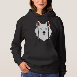 Husky White Snö Hund T Shirt