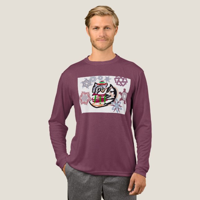 Husky winter  t shirt (Hel framsida)
