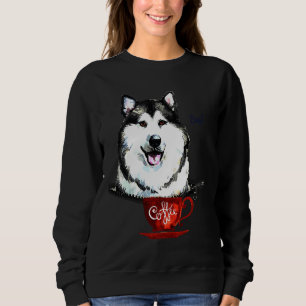 Husky with Alaska Malamute T Shirt