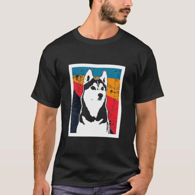 Husky Women Kids T Shirt (Framsida)