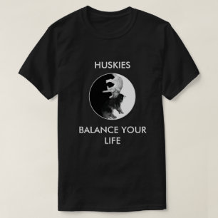 Huskyen balanserar tee