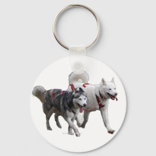 huskyen parar nyckelring