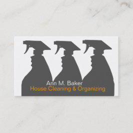 Huslokalvårduppläggningen servar visitkort