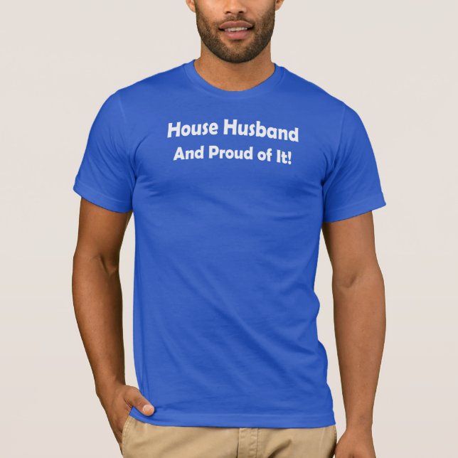 Husmake - och stolt av det! tee shirt (Framsida)