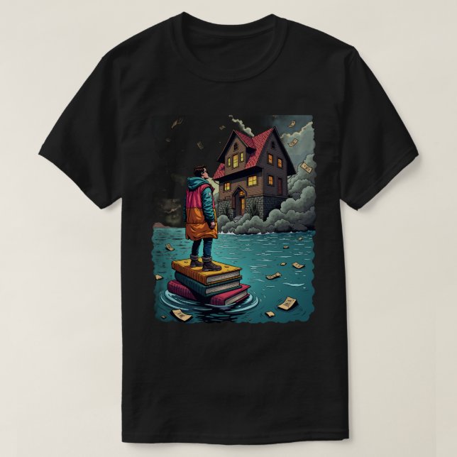 Husmarknadskamp Rollig Boendeekonomi  T Shirt (Design framsida)