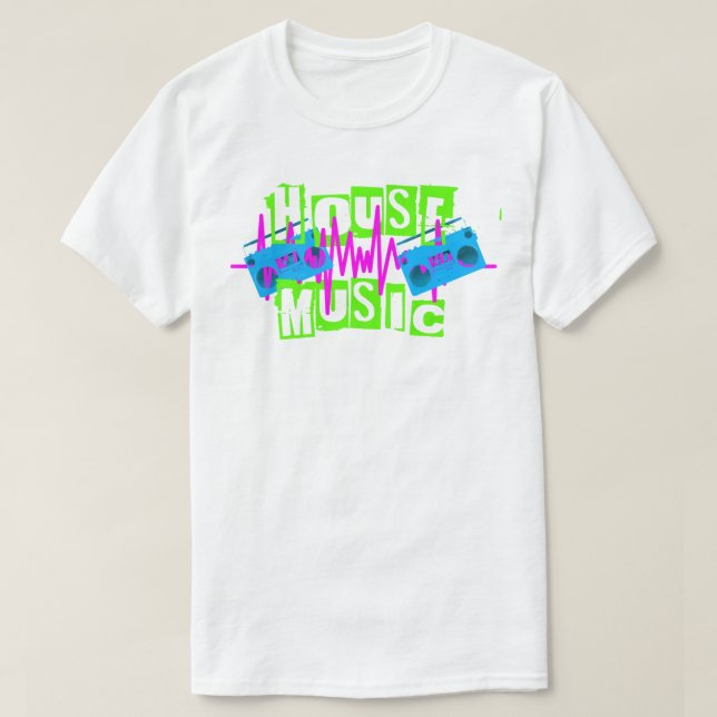 Husmusik T Shirt (Design framsida)