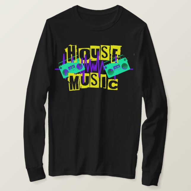 Husmusik T Shirt (Design framsida)