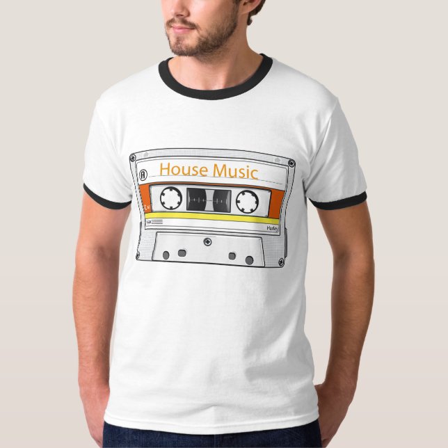 Husmusikblandningen tejpar t shirt (Framsida)