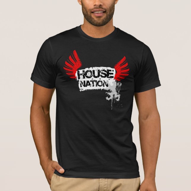 Husnationt-skjorta Tee Shirt (Framsida)